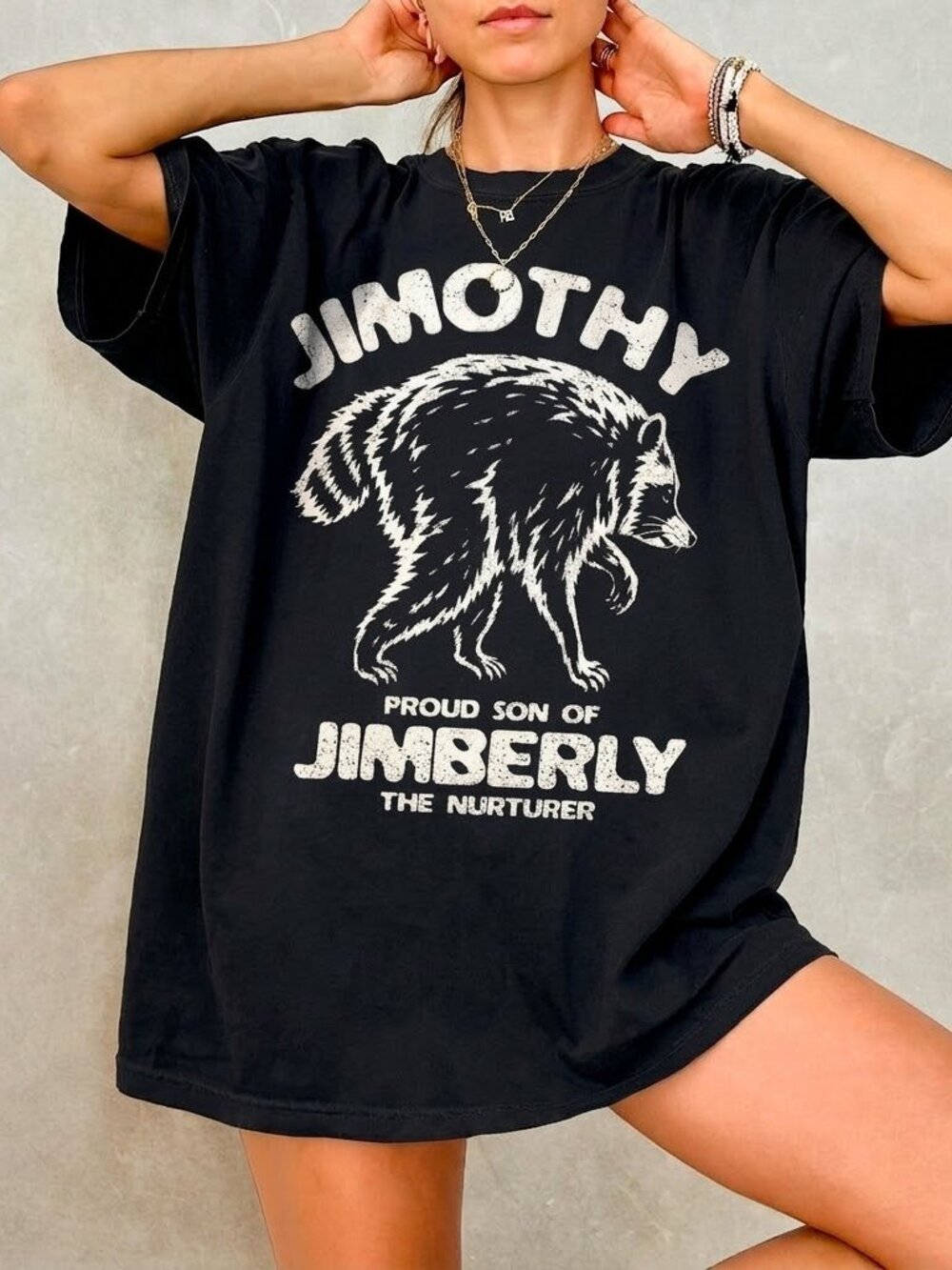 Jimothy Raccoon Meme Tee, Funny Trash Panda Shirt